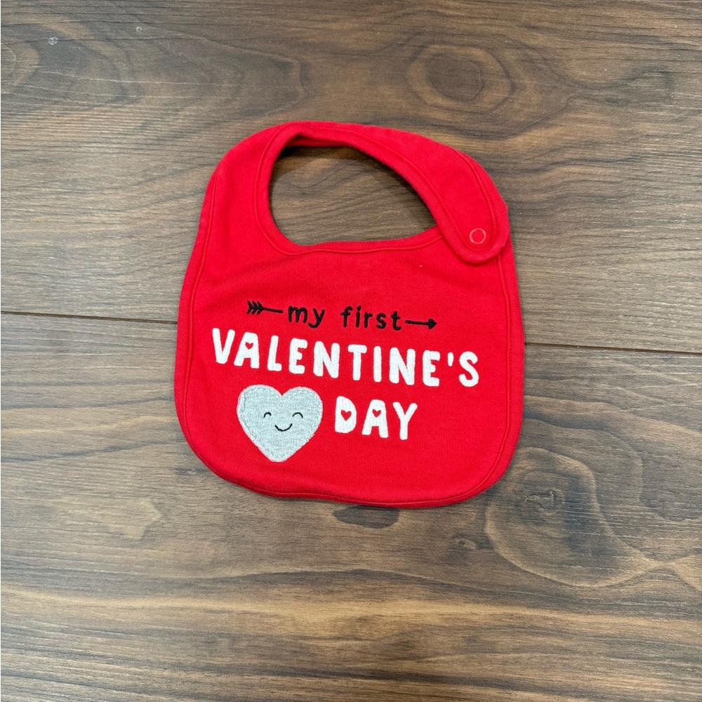 Just One You Carter’s My First Valentine's Day Baby Bib